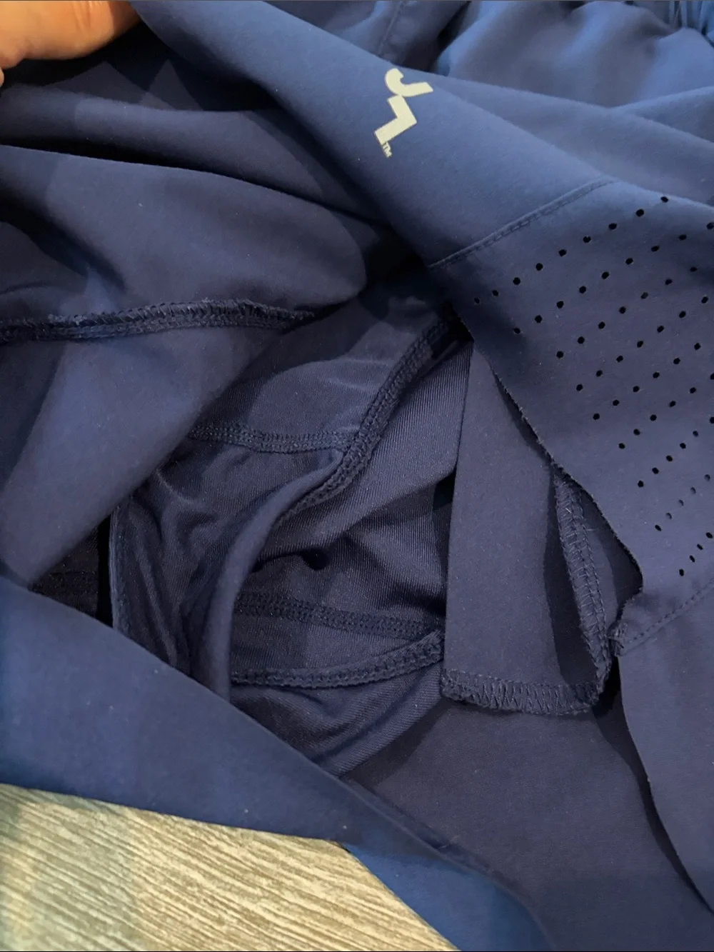 JoyLab Navy Athletic Shorts with Drawstring